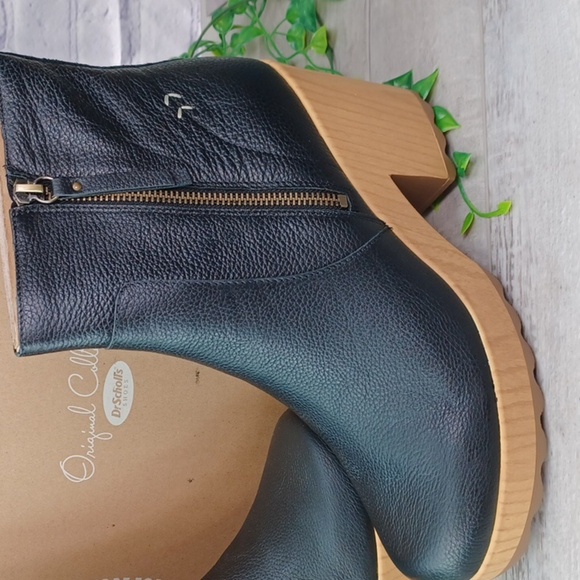 Dr. Scholl's Win Over Zipper Platform Ankle Boots NIB - Picture 4 of 13